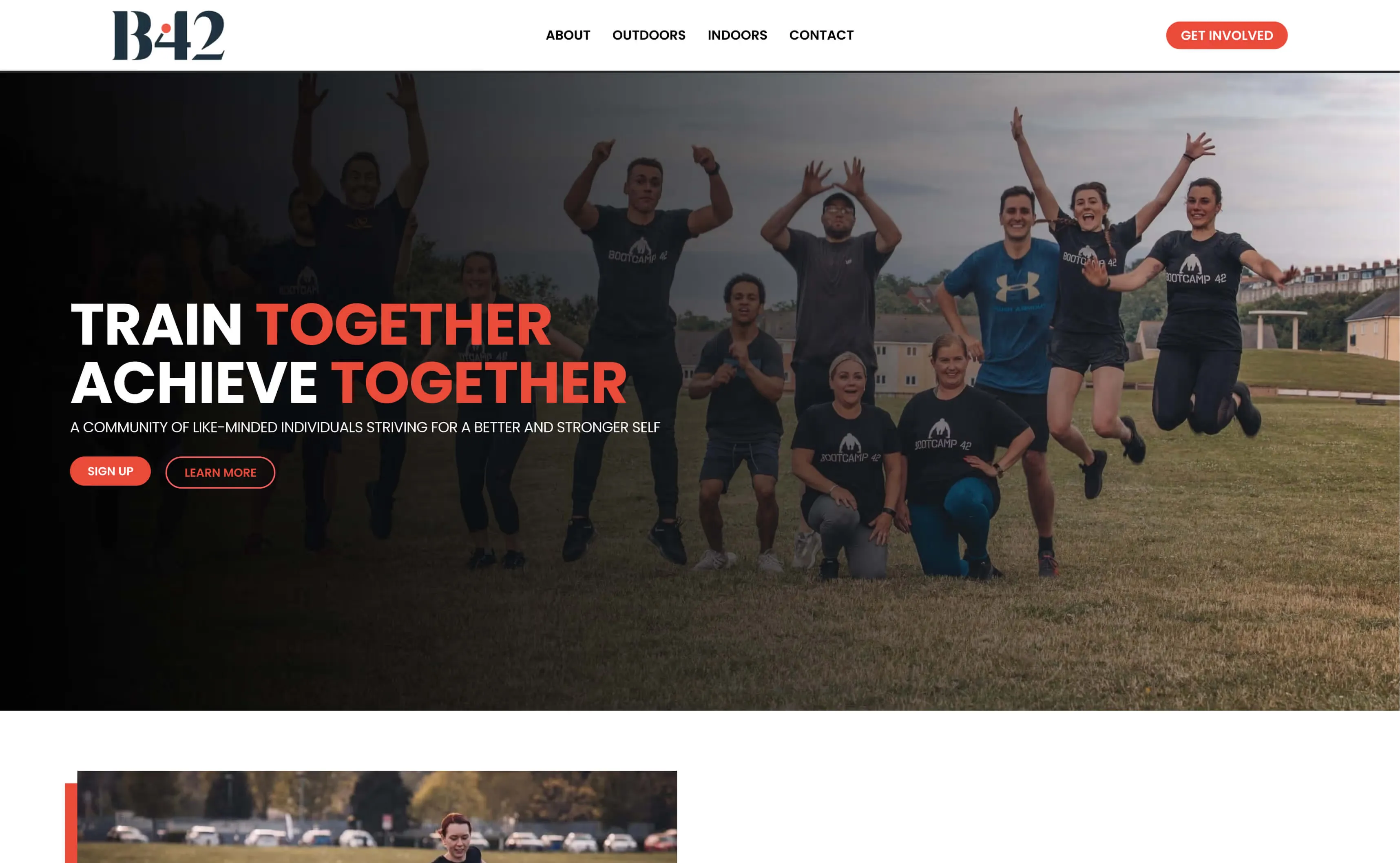 B42 Functional Training website designed by Design Wiz