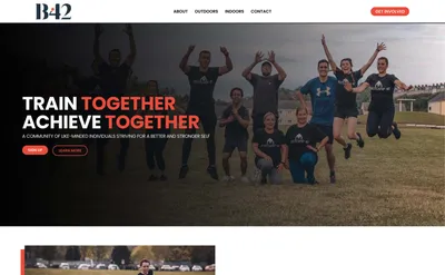 B42 Functional Training website preview
